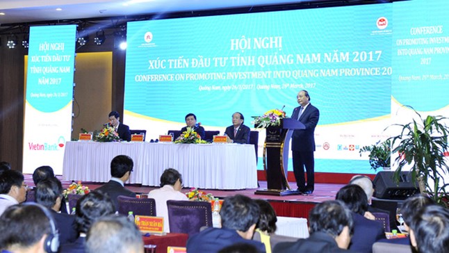 Tổ chức hội nghị xúc tiến đầu tư tỉnh Quảng Nam năm 2017